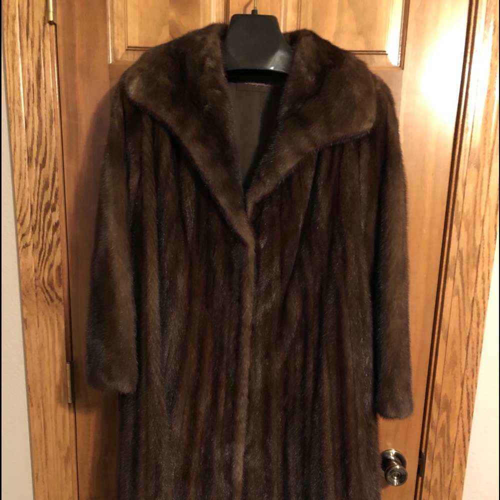 Full length mink coat